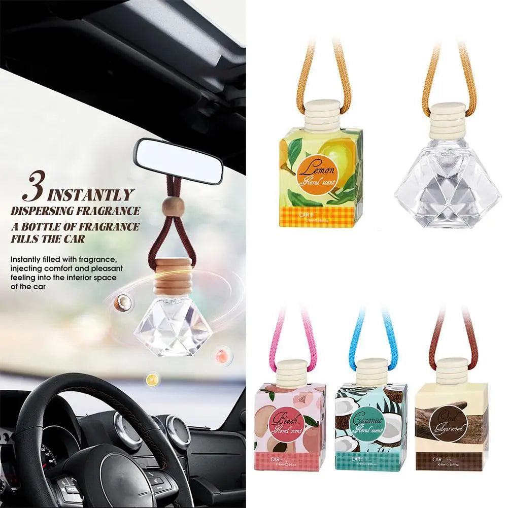 Car Air Freshener, Long Lasting Fragrance, Suitable for Car, Home, Office, Bathroom, Bedroom, Car Interior Aromatherapy 