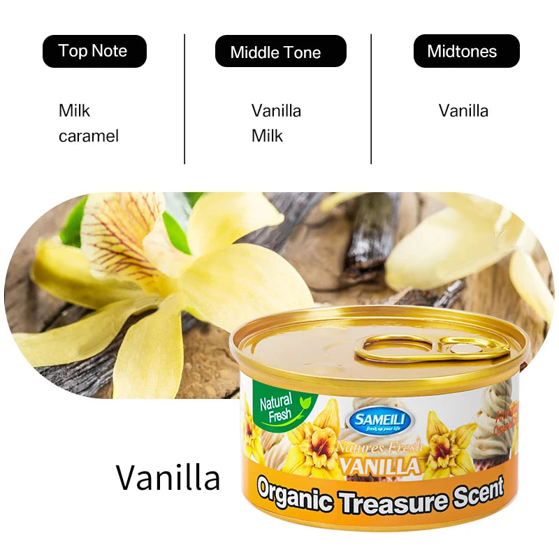 Car Fragrance Car Air Freshener Perfume Canned Essential Oil Wood Block Coffee Fragrance Long-Lasting Fragrance Car Home Aromatic Deodorant Supplies Ornaments