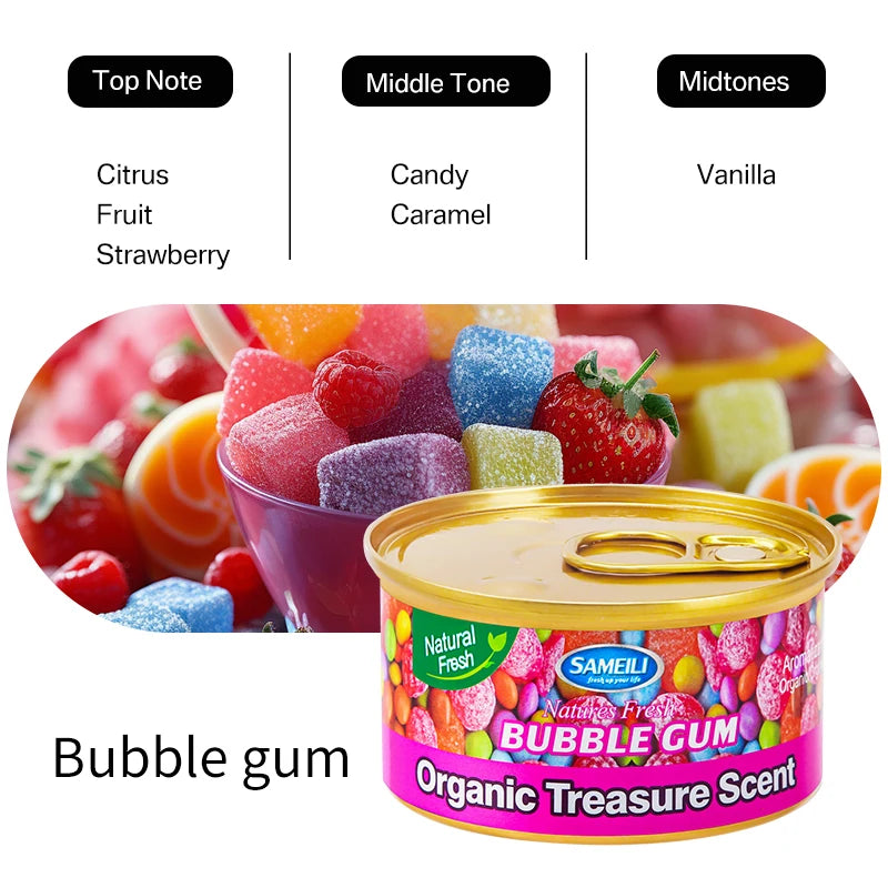 Car Fragrance Car Air Freshener Perfume Canned Essential Oil Wood Block Coffee Fragrance Long-Lasting Fragrance Car Home Aromatic Deodorant Supplies Ornaments