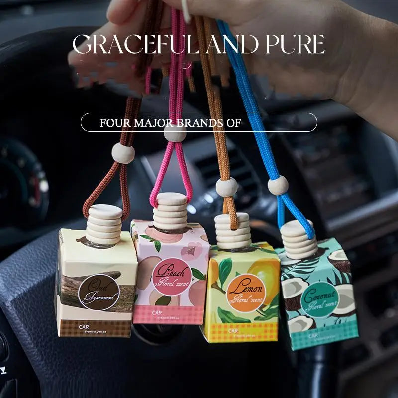 Car Air Freshener, Long Lasting Fragrance, Suitable for Car, Home, Office, Bathroom, Bedroom, Car Interior Aromatherapy 
