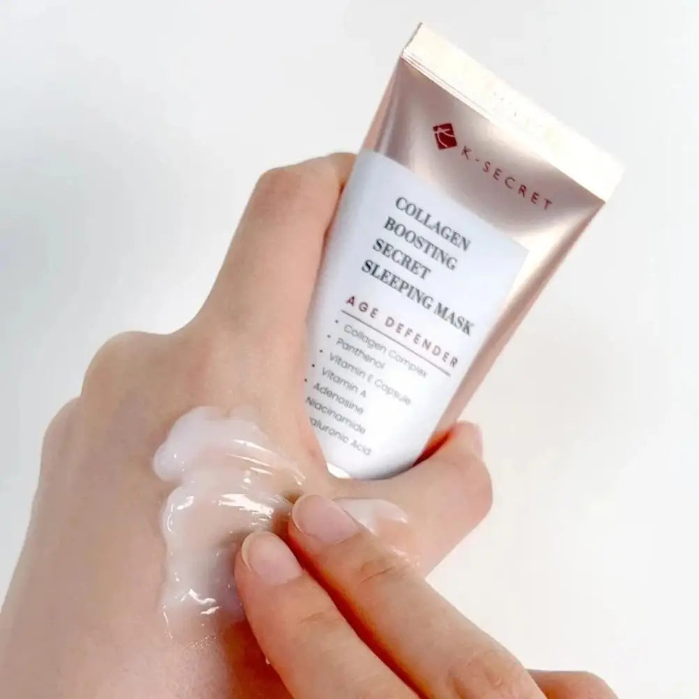 K-SECRET Korean High-end Collagen Facial Mask Gently Cleansing Deeply Hydrating Moisturizing Face Mask Korean Skincare Cream