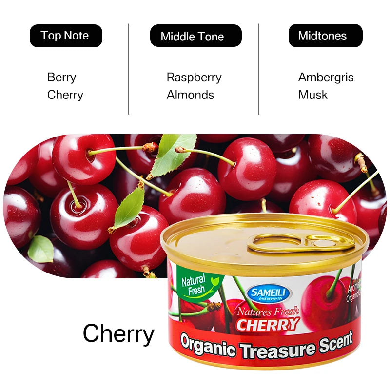 Car Fragrance Car Air Freshener Perfume Canned Essential Oil Wood Block Coffee Fragrance Long-Lasting Fragrance Car Home Aromatic Deodorant Supplies Ornaments