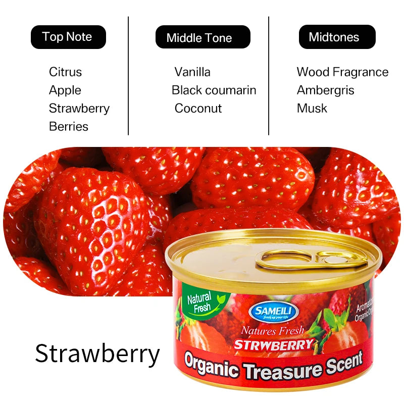 Car Fragrance Car Air Freshener Perfume Canned Essential Oil Wood Block Coffee Fragrance Long-Lasting Fragrance Car Home Aromatic Deodorant Supplies Ornaments