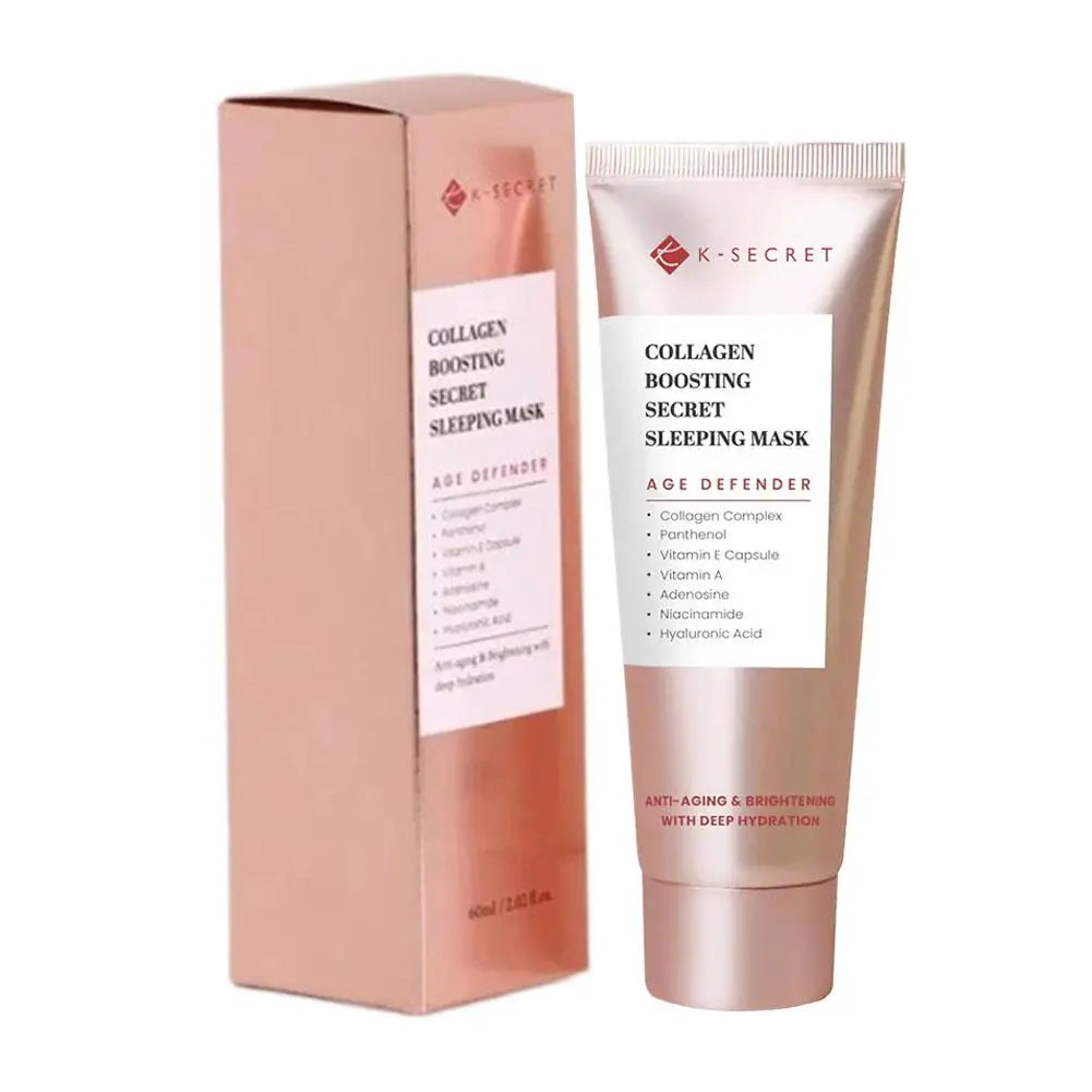K-SECRET Korean High-end Collagen Facial Mask Gently Cleansing Deeply Hydrating Moisturizing Face Mask Korean Skincare Cream