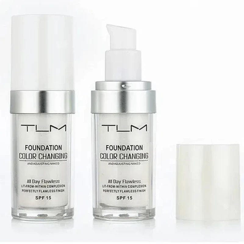 Cosmetics TLM Foundation Magic Color Changing Foundation Liquid Soft Matte Longlasting Hydrating Makeup Base maquiagem Wholesale