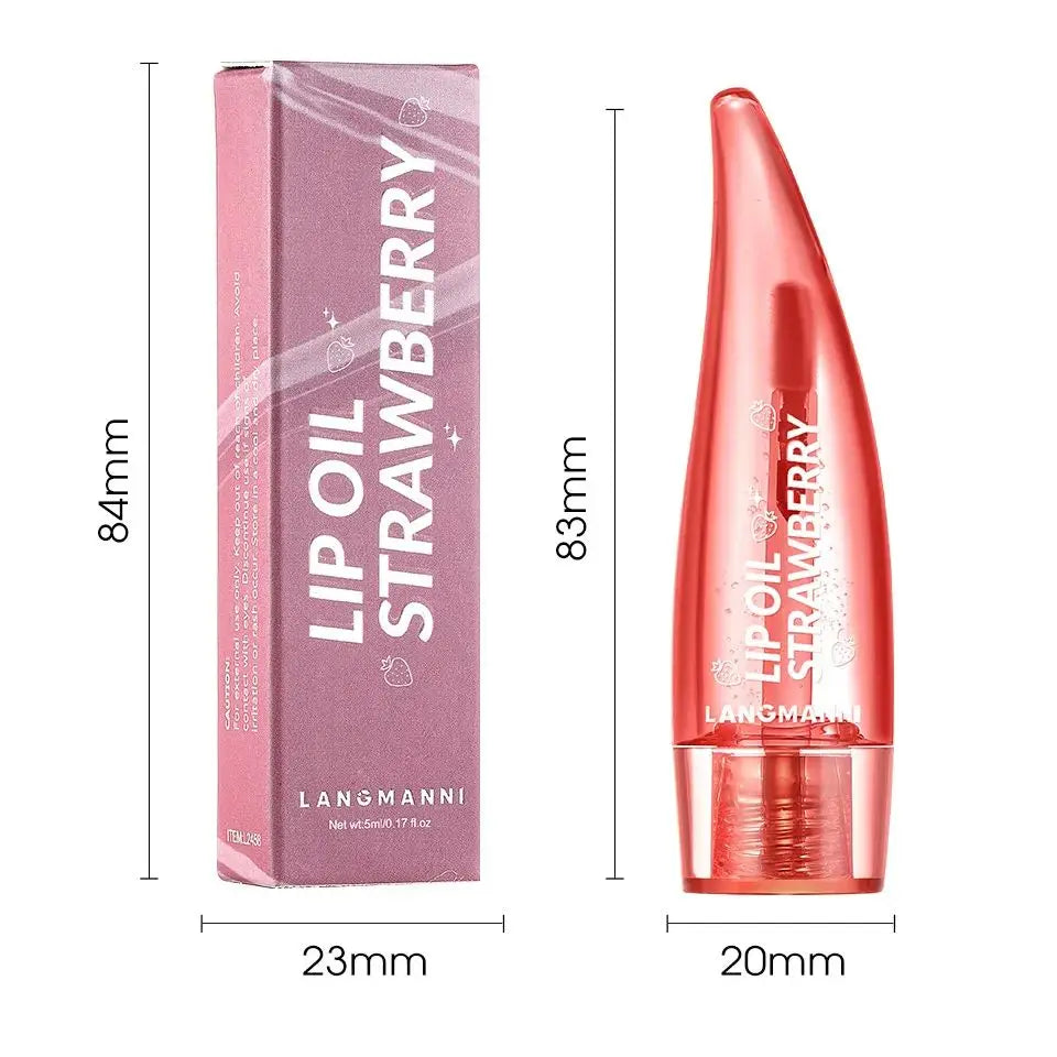 Natural Moisturizing lipstick Moisturizes and softens the water feeling, transparent and nude, easy to apply lip oil