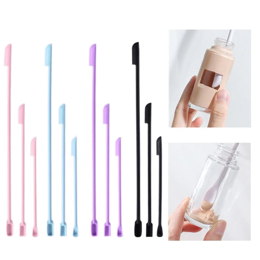 Lotion Cream Cosmetic Kitchen Accessories Beauty Tools Deep Bottle Scraper Silicone Spatula Makeup Brushes Cosmetics Spoon