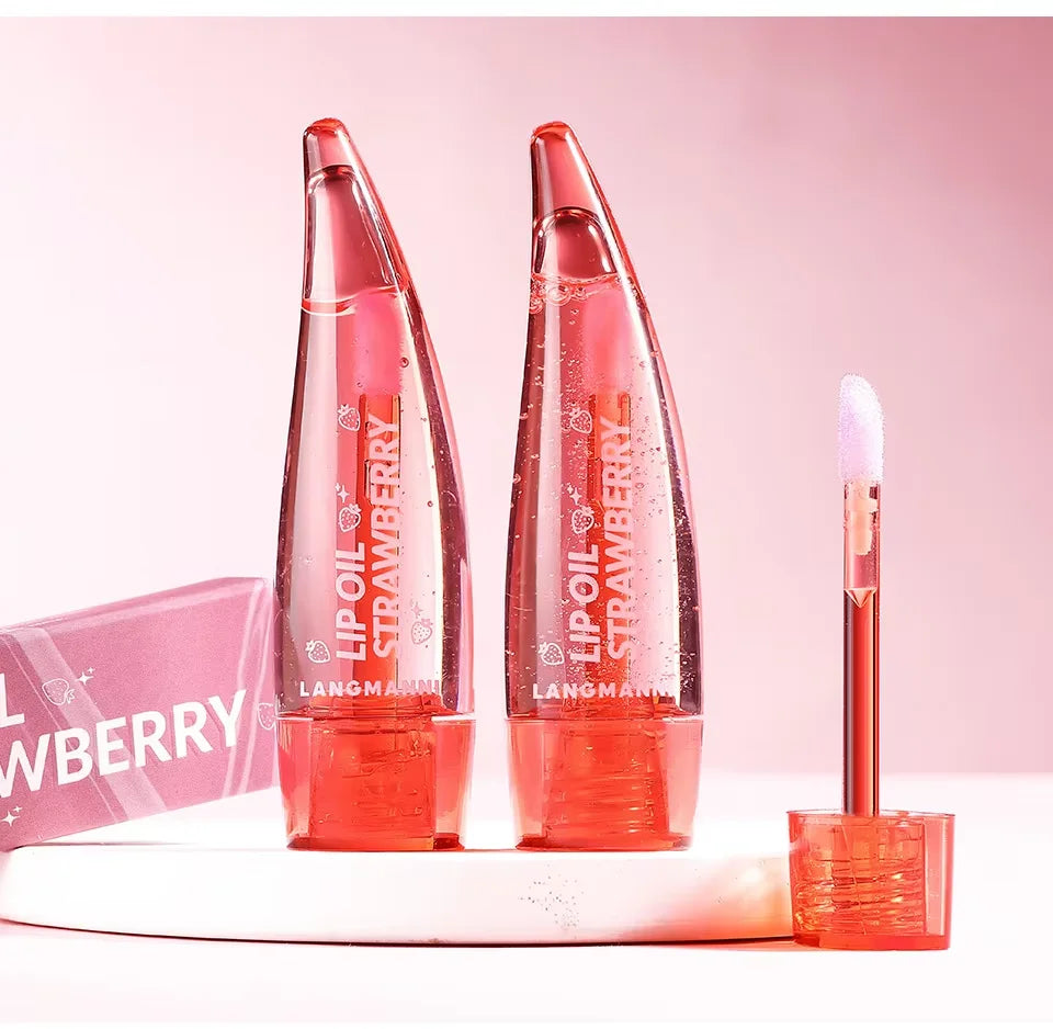 Natural Moisturizing lipstick Moisturizes and softens the water feeling, transparent and nude, easy to apply lip oil