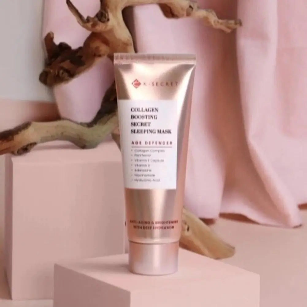 K-SECRET Korean High-end Collagen Facial Mask Gently Cleansing Deeply Hydrating Moisturizing Face Mask Korean Skincare Cream
