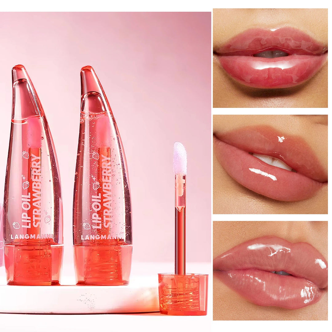 Natural Moisturizing lipstick Moisturizes and softens the water feeling, transparent and nude, easy to apply lip oil